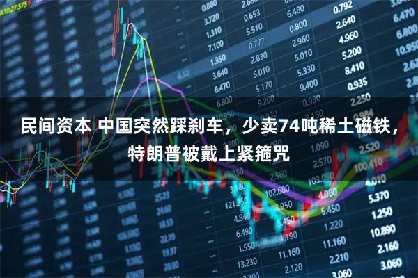 民间资本 中国突然踩刹车，少卖74吨稀土磁铁，特朗普被戴上紧箍咒