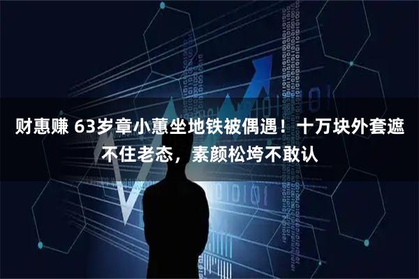 财惠赚 63岁章小蕙坐地铁被偶遇！十万块外套遮不住老态，素颜松垮不敢认